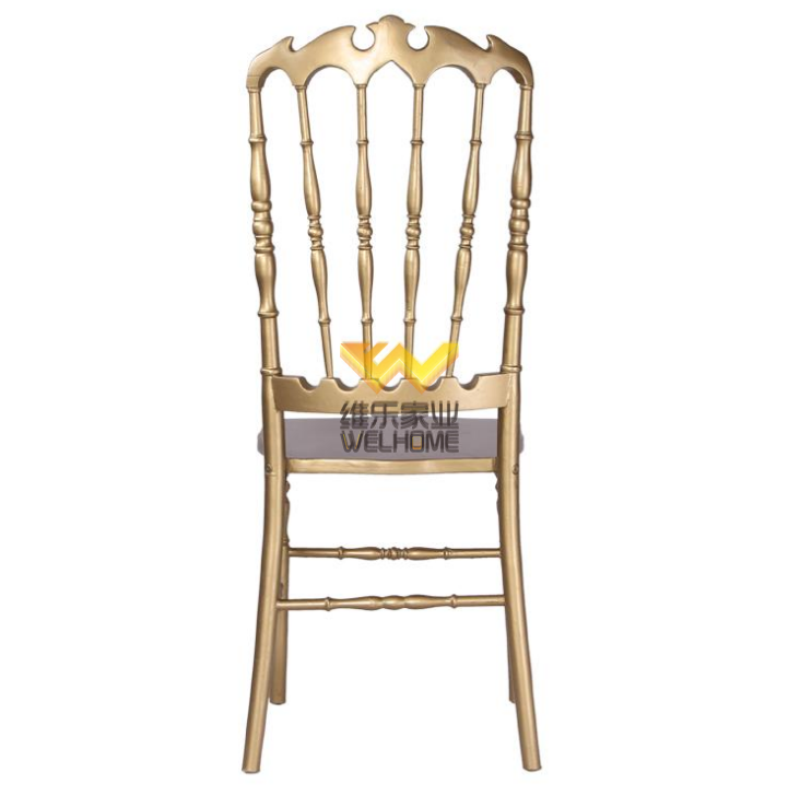 Gold solid wood Highback  Napoleon chair for wedding/event